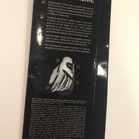 NIKE Golf Tech Extrême Women’s Left Glove Size S - Picture 3 of 3